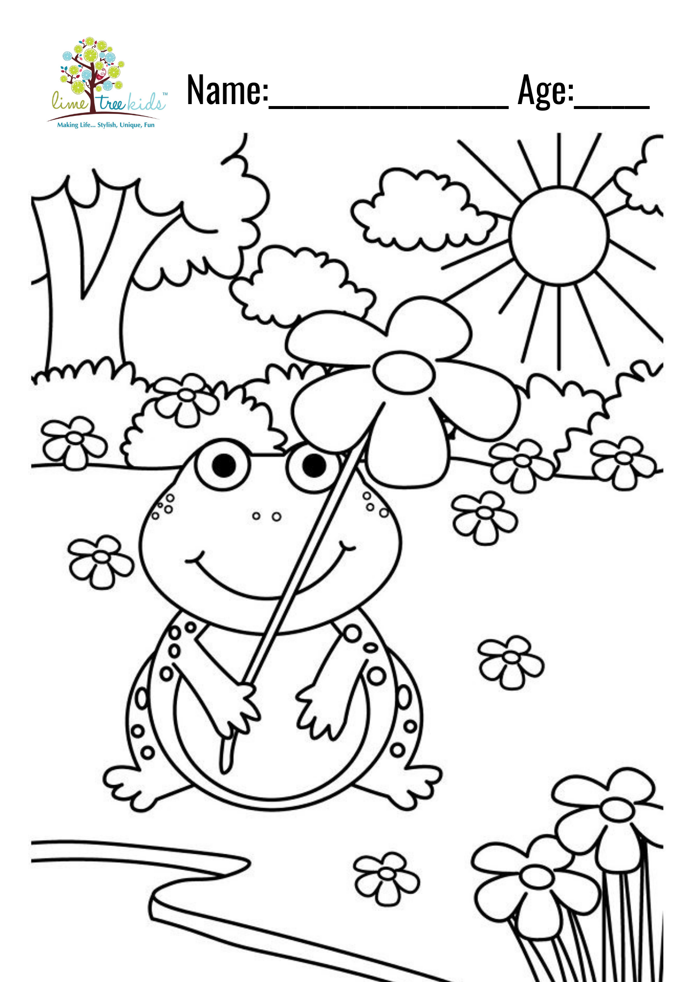 Kids School Holiday Colouring In Competition